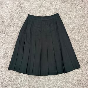 OBR Women's 6 Black Pleated Skirt‎ Side Zip Vintage Staple Classic Career School